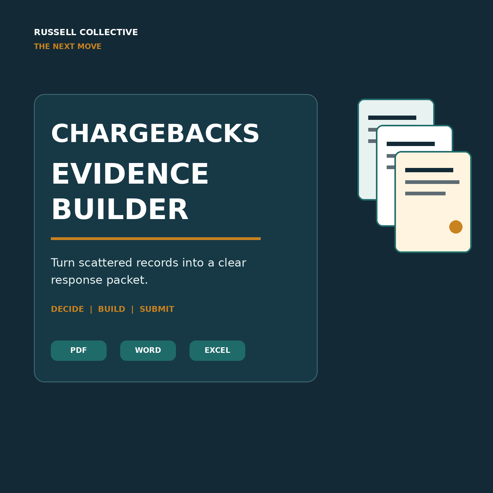 Chargebacks Evidence Builder & Case Tracker cover